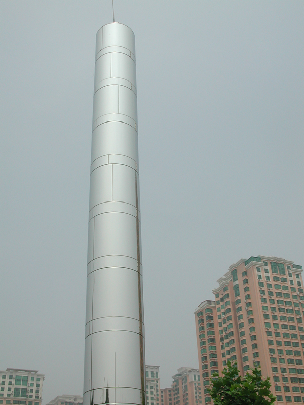 太陽(yáng)園不銹鋼煙囪安裝